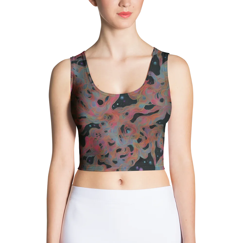 Planetary Drift on Crop Top — Front