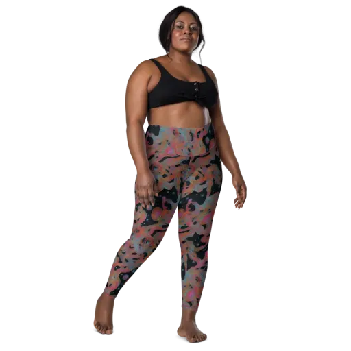 Planetary Drift on a Leggings with Pockets