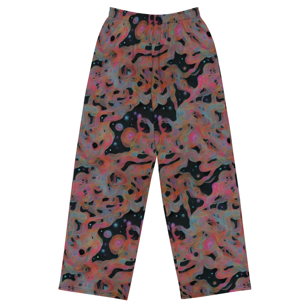 Planetary Drift on Wide-Leg Pants — Front