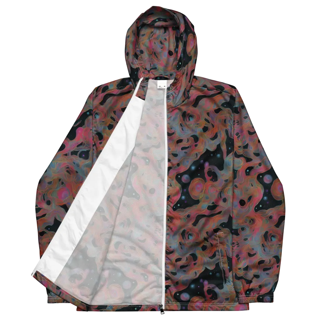 Planetary Drift on Men's Windbreaker — Front