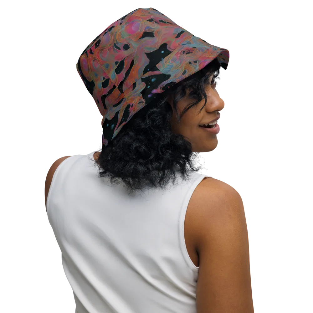 Planetary Drift on Reversible Bucket Hat — Right Outside