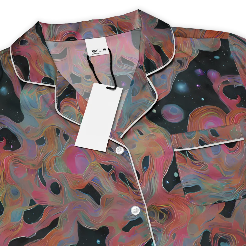 Planetary Drift on Women's Short Sleeve Pajama Top — Product details