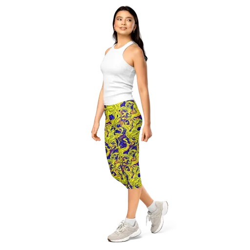 Skeletal Voltage on a Capri Leggings