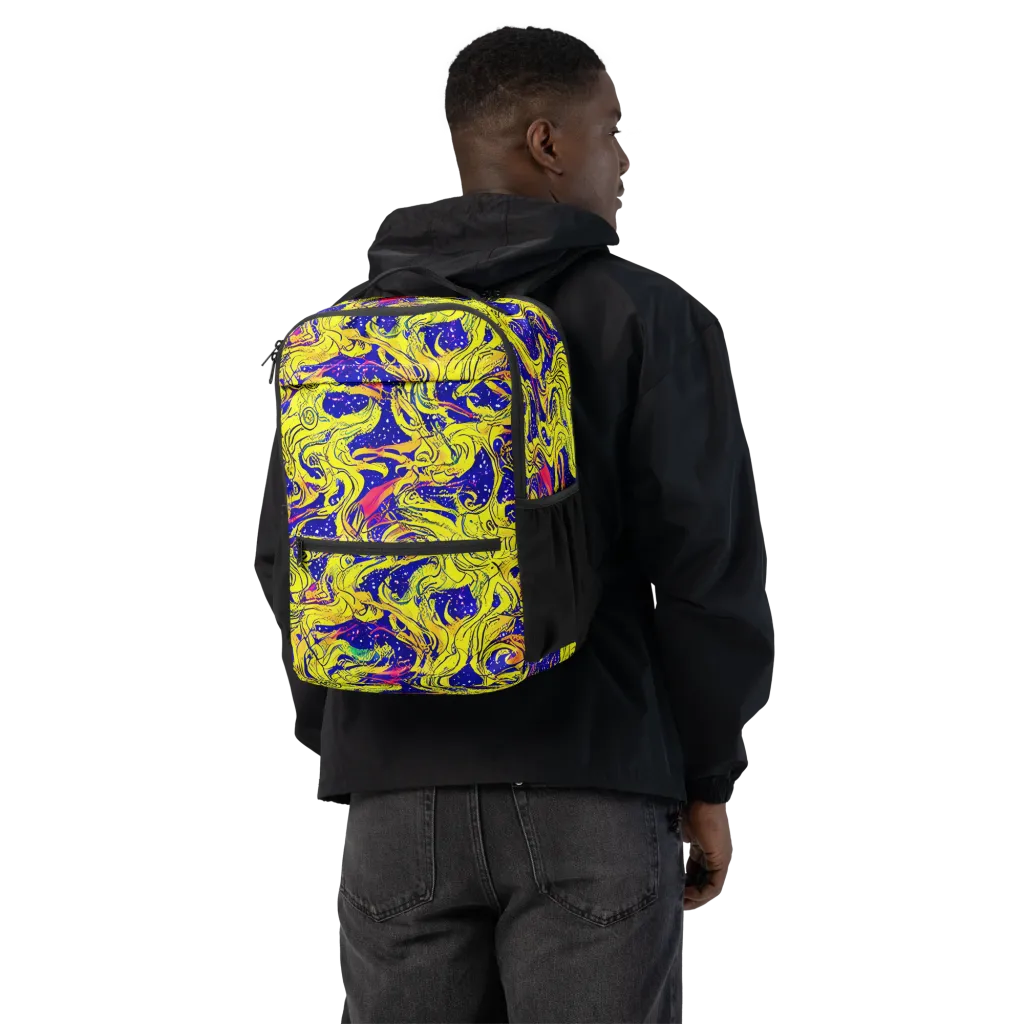 Skeletal Voltage on Utility Backpack — Back