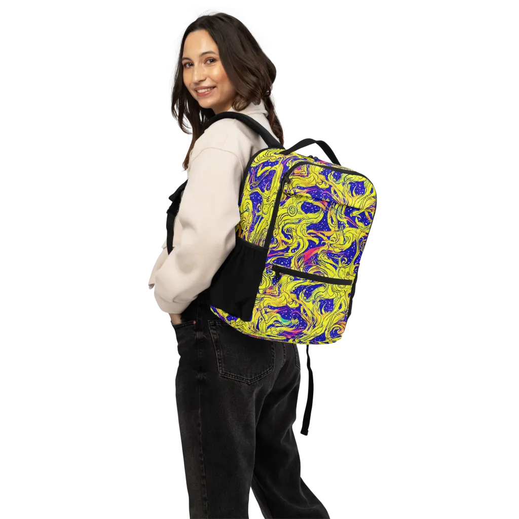 Skeletal Voltage on Utility Backpack — Back
