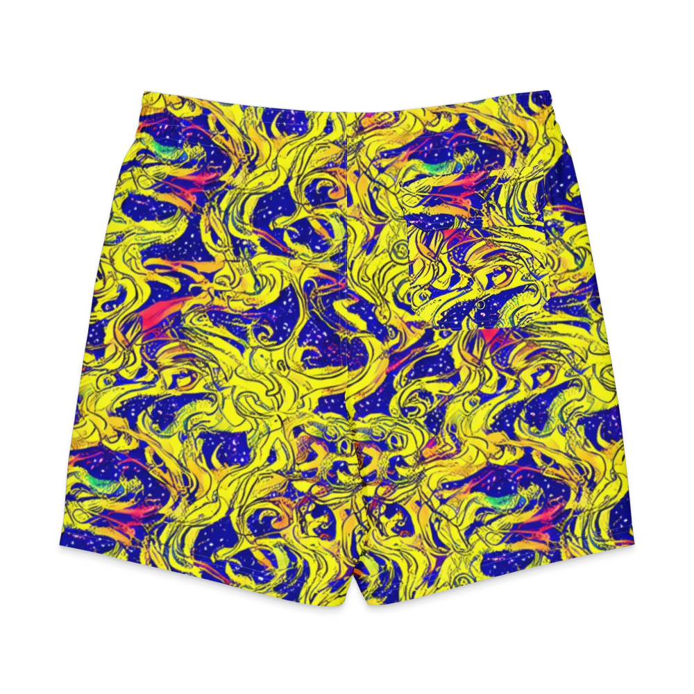 Skeletal Voltage on Men's Board Shorts — Back