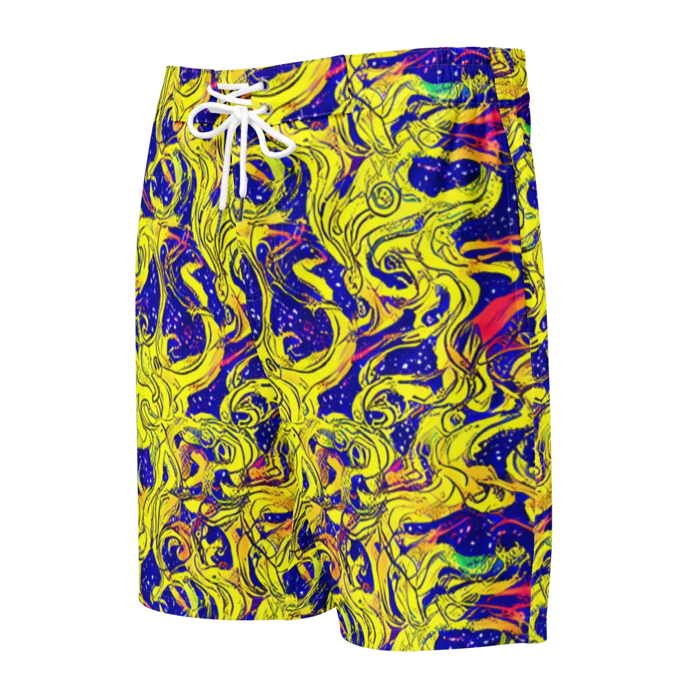 Skeletal Voltage on Men's Board Shorts — Front