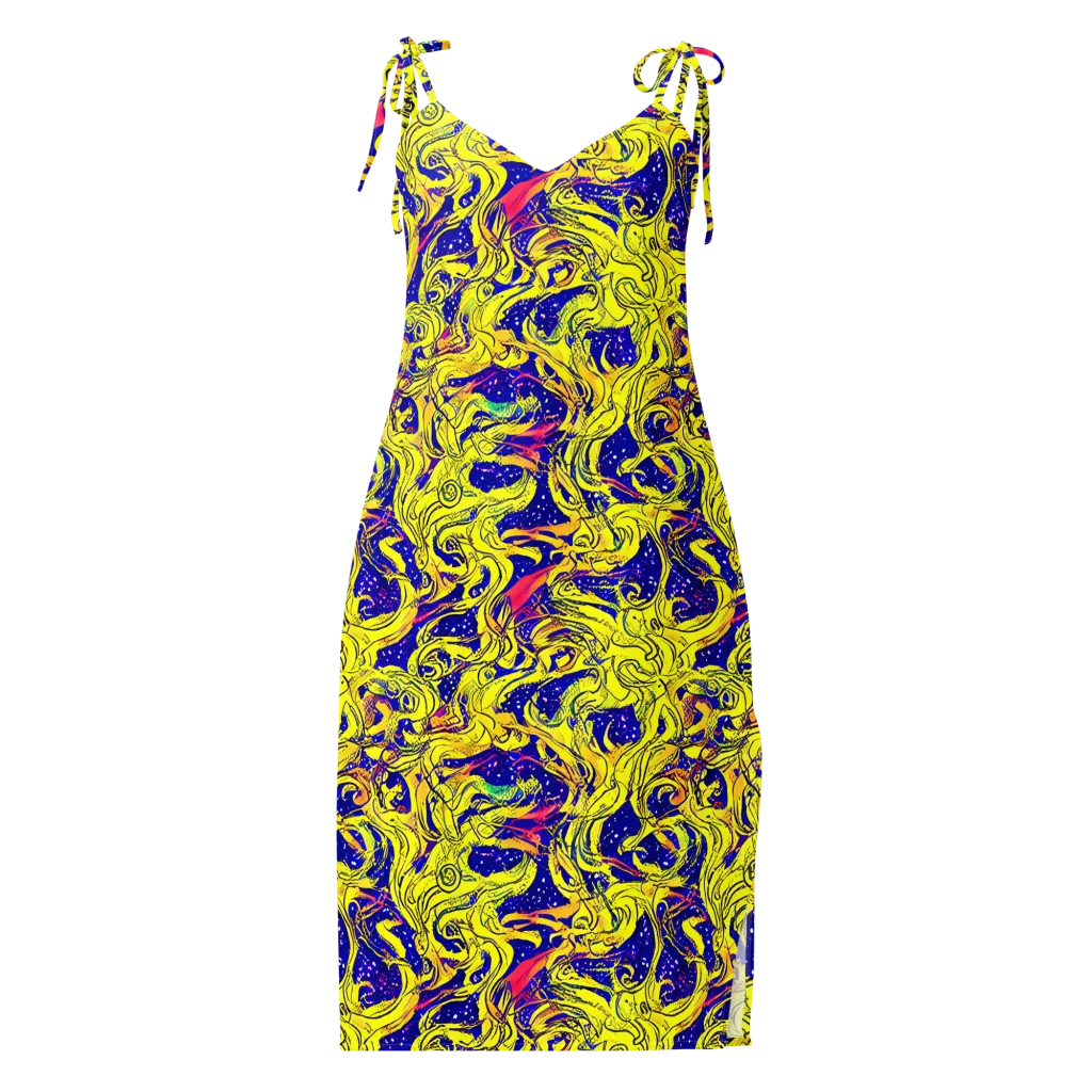 Skeletal Voltage on Slip Dress — Front