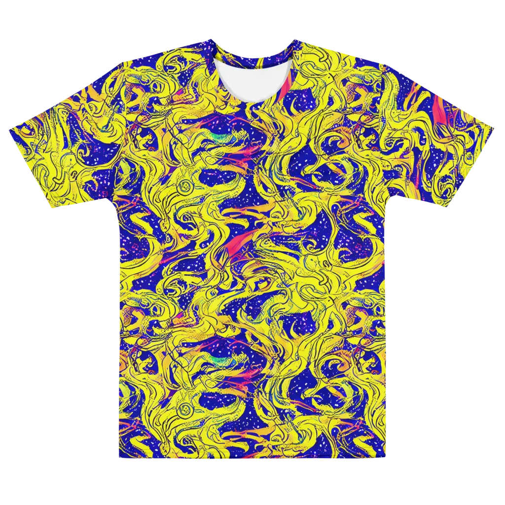 Skeletal Voltage on Men's Cotton Crew Neck T-Shirt — Front