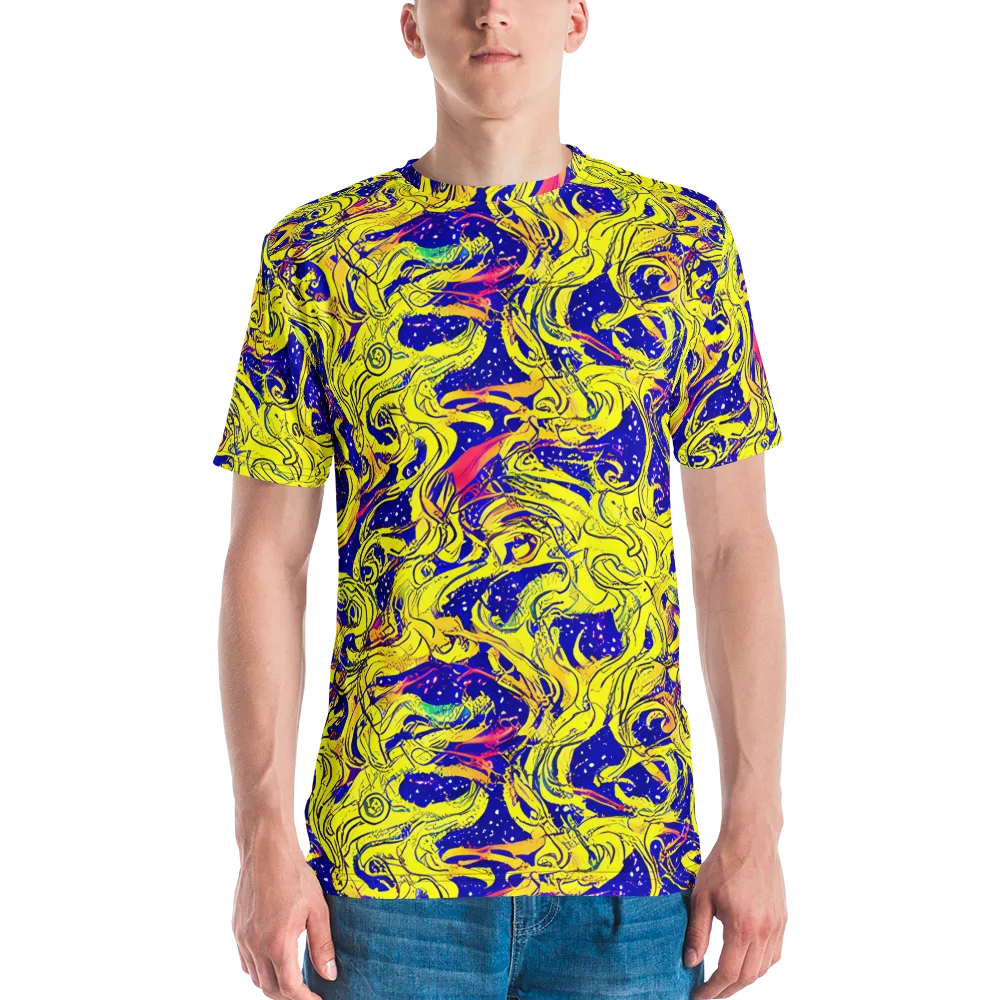 Skeletal Voltage on Men's Crew Neck T-Shirt — Front