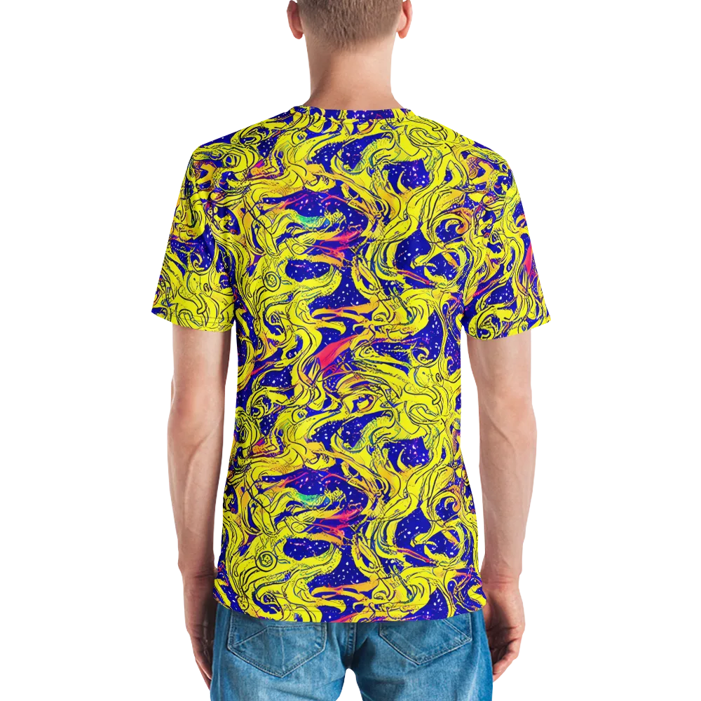 Skeletal Voltage on Men's Crew Neck T-Shirt — Back