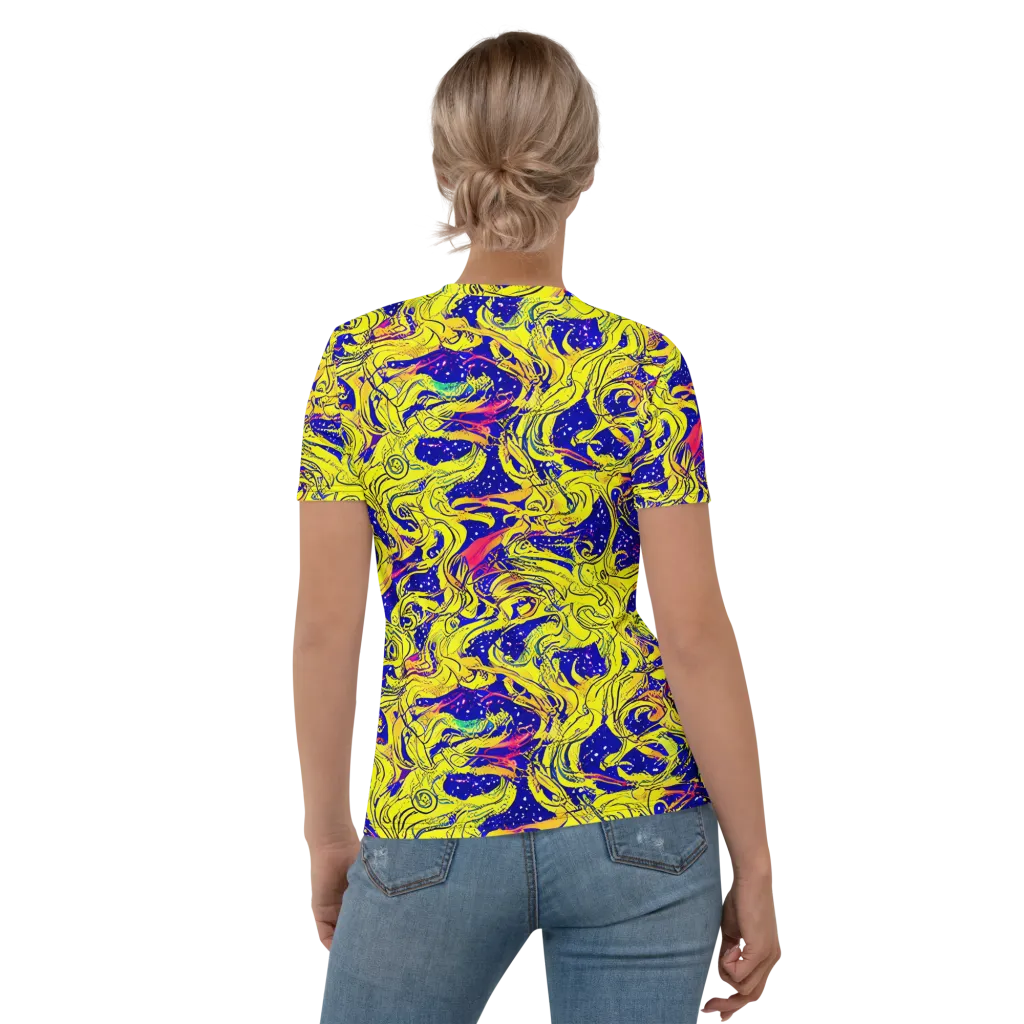 Skeletal Voltage on Women's Crew Neck T-Shirt — Back