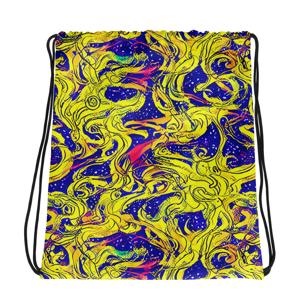 Skeletal Voltage on Drawstring Bag — Photo
