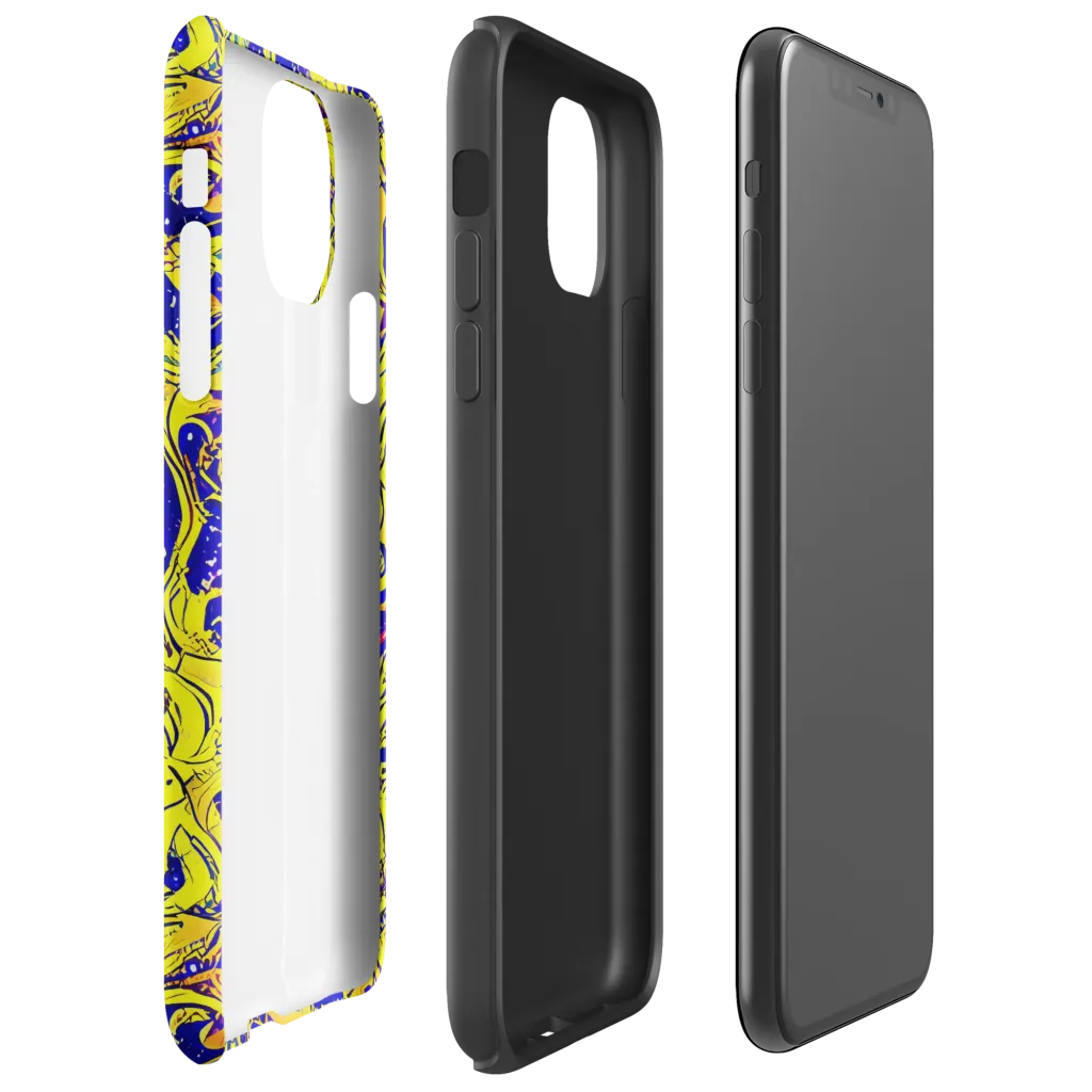 Skeletal Voltage on Tough Case for iPhone® — Right