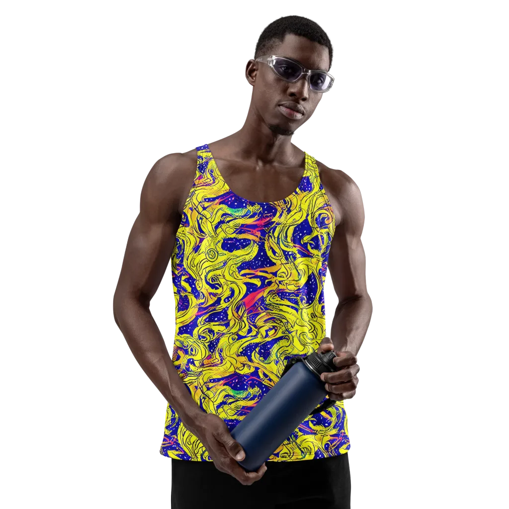 Skeletal Voltage on Men's Tank Top — Front
