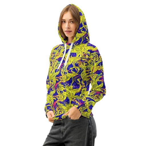 Skeletal Voltage on a Cotton Hoodie
