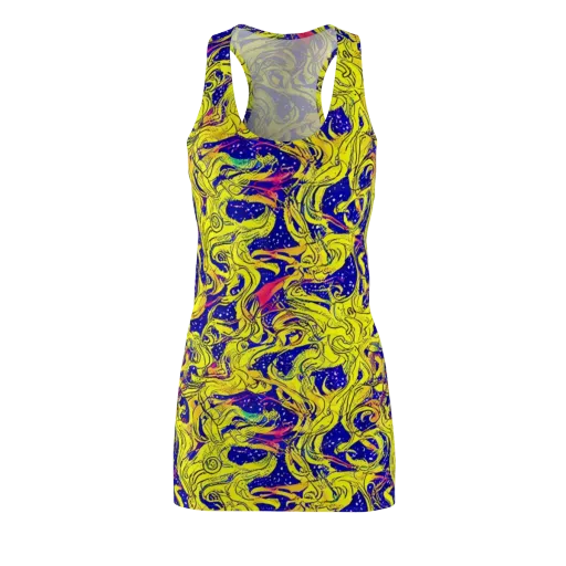 Skeletal Voltage on a Racerback Dress