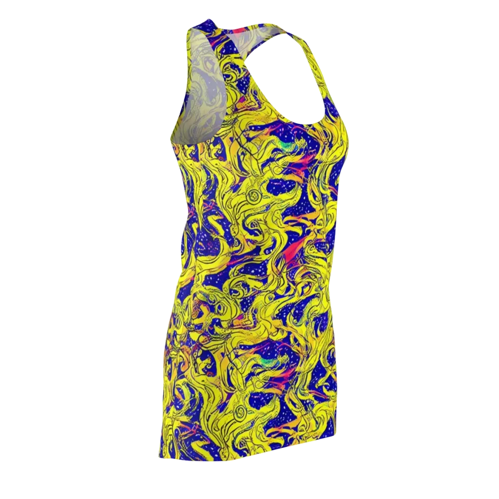 Skeletal Voltage on Racerback Dress — Front Side