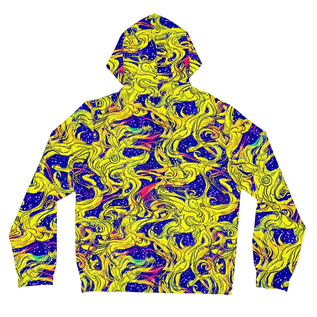 Skeletal Voltage on Women's Full-Zip Hoodie — Back