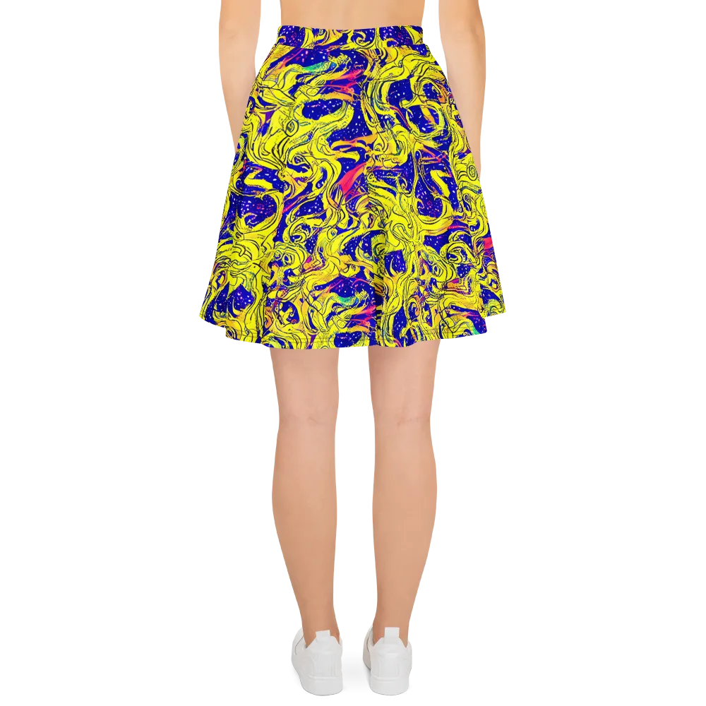 Skeletal Voltage on Skater Skirt — Back