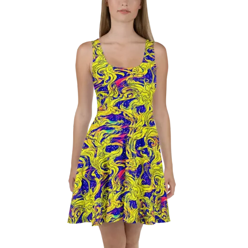 Skeletal Voltage on a Skater Dress