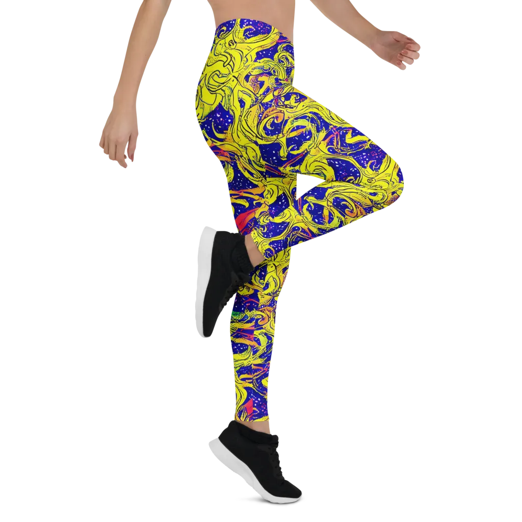 Skeletal Voltage on Leggings — Right