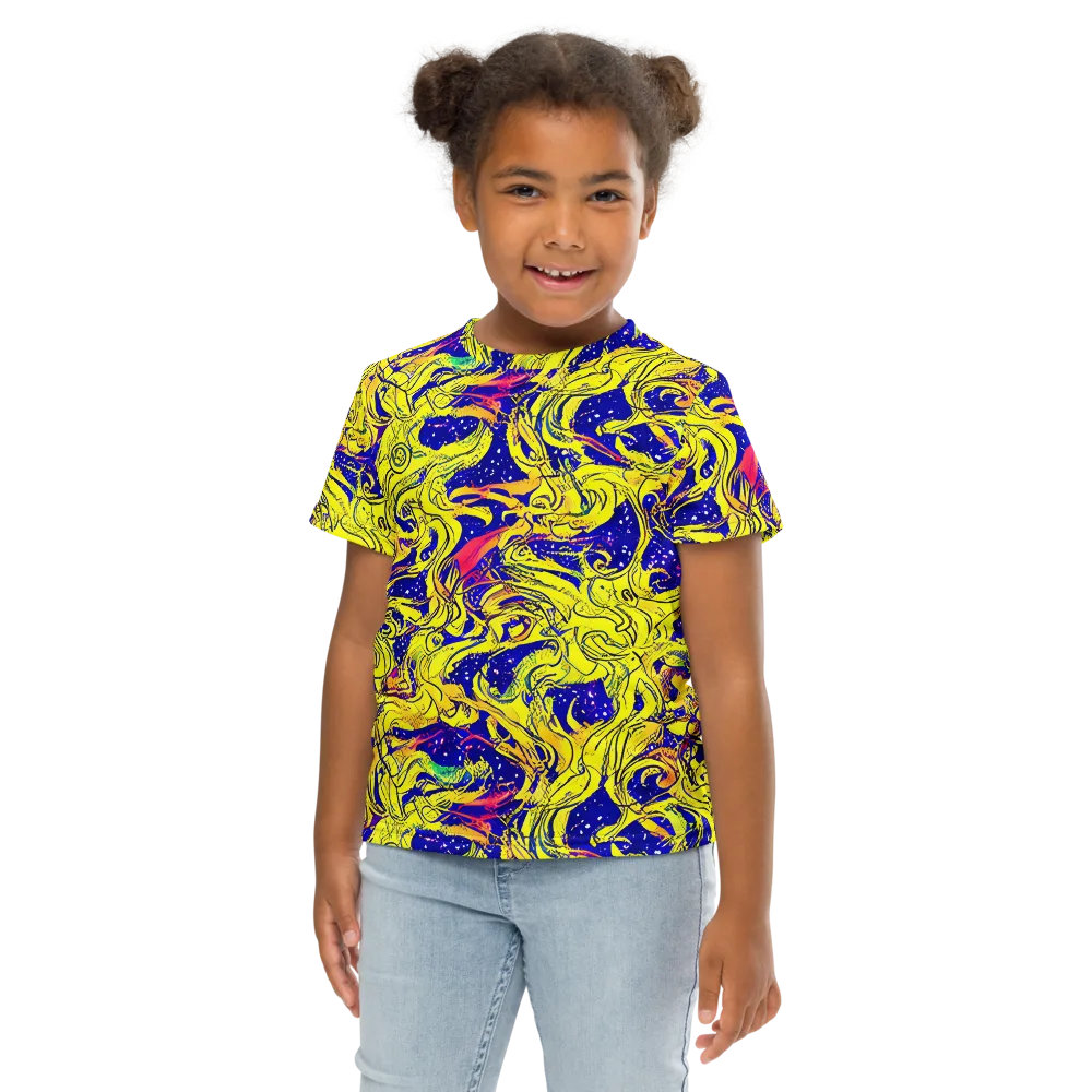 Skeletal Voltage on Kids Crew Neck T-Shirt — Front