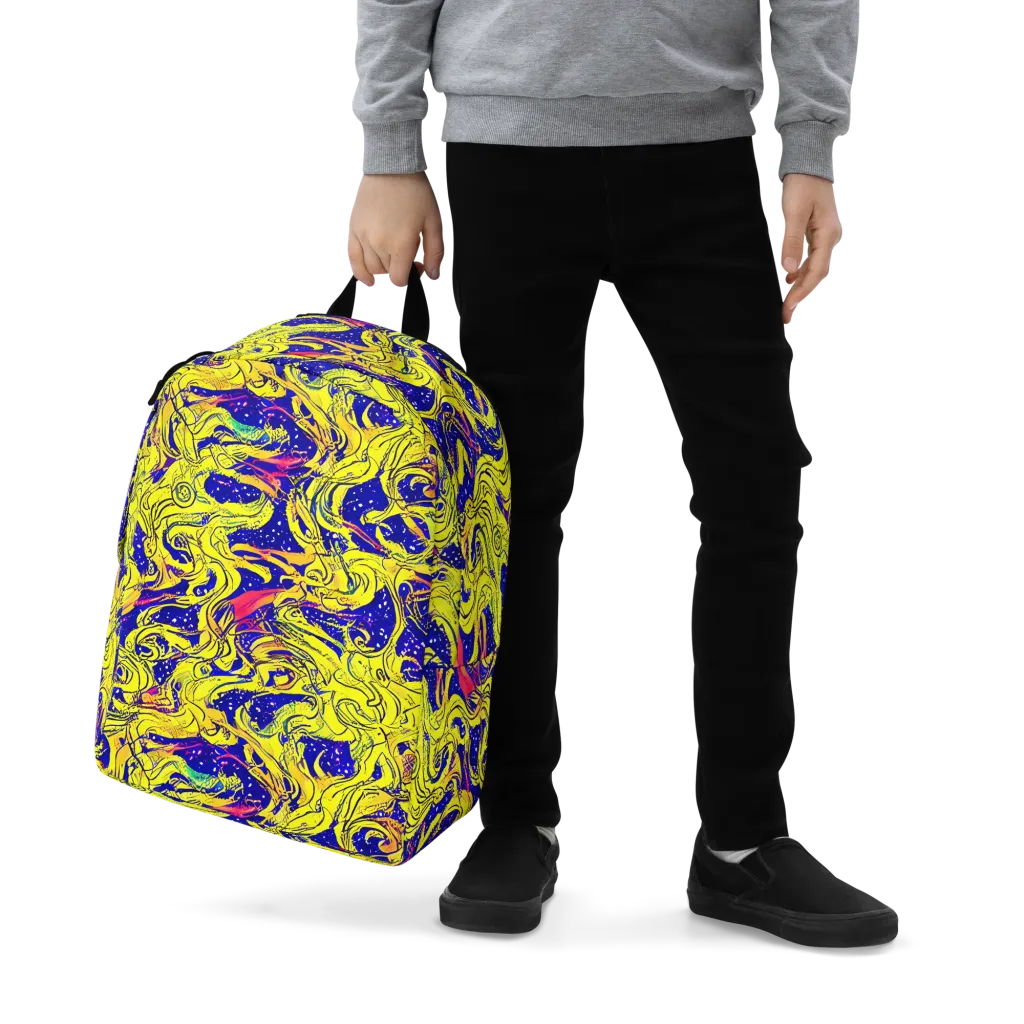 Skeletal Voltage on Minimalist Backpack — Zoomed-in