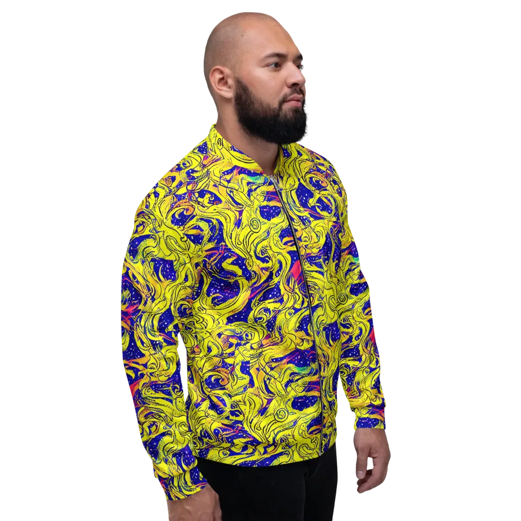 Skeletal Voltage on Bomber Jacket — Right
