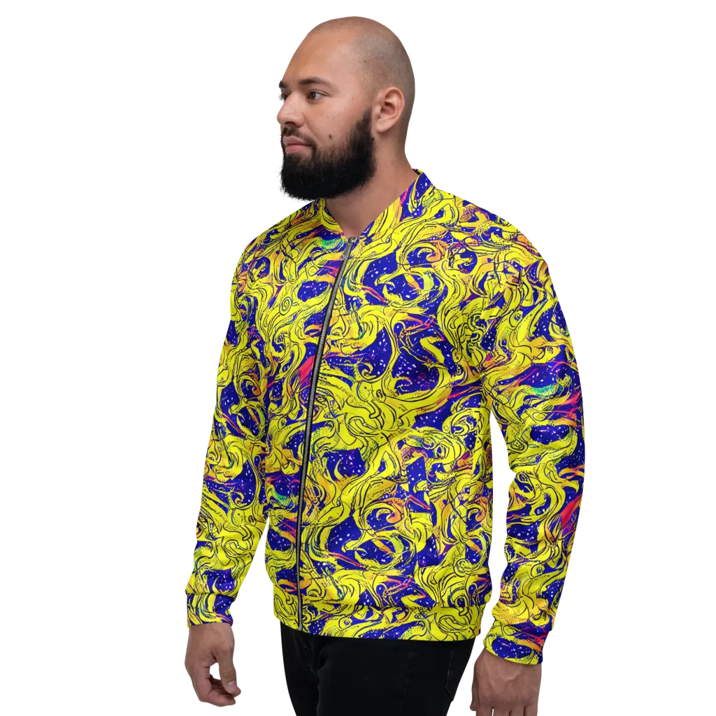 Skeletal Voltage on Bomber Jacket — Left