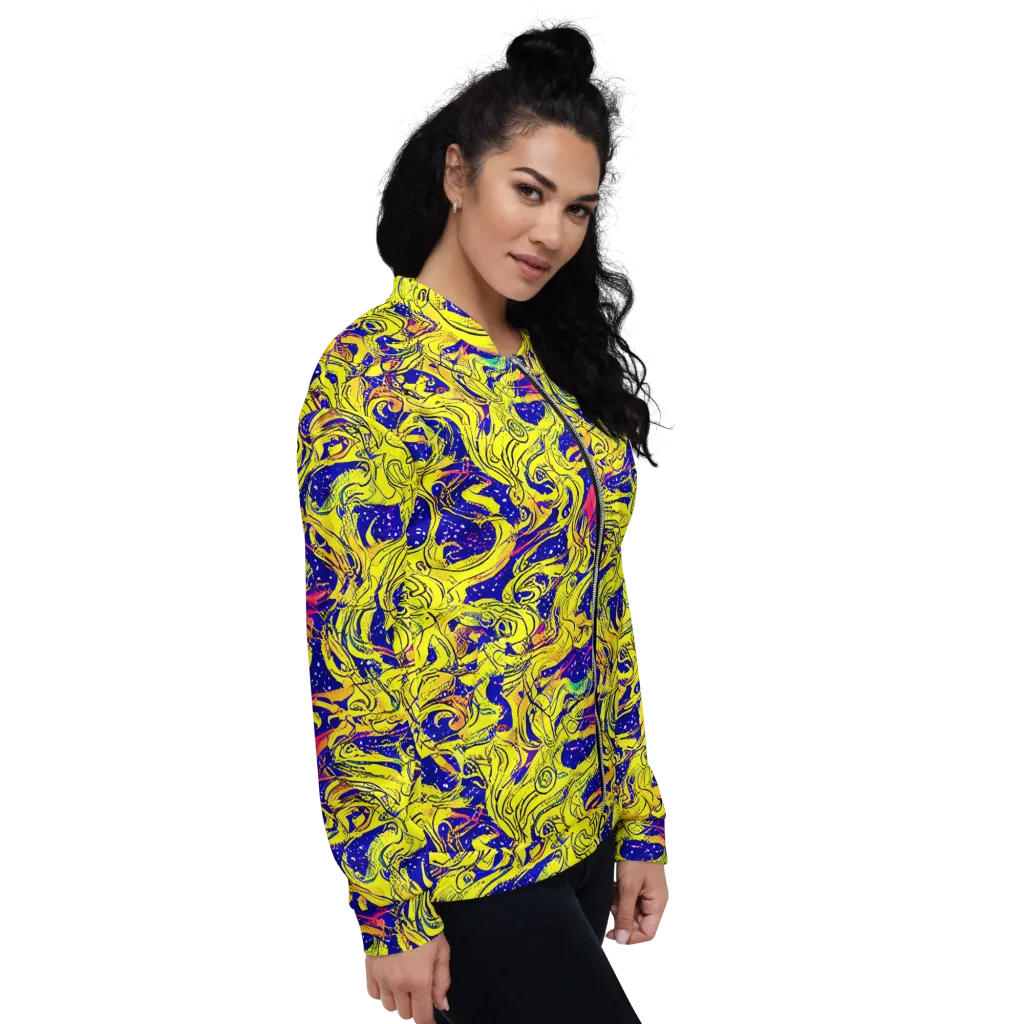 Skeletal Voltage on Bomber Jacket — Right