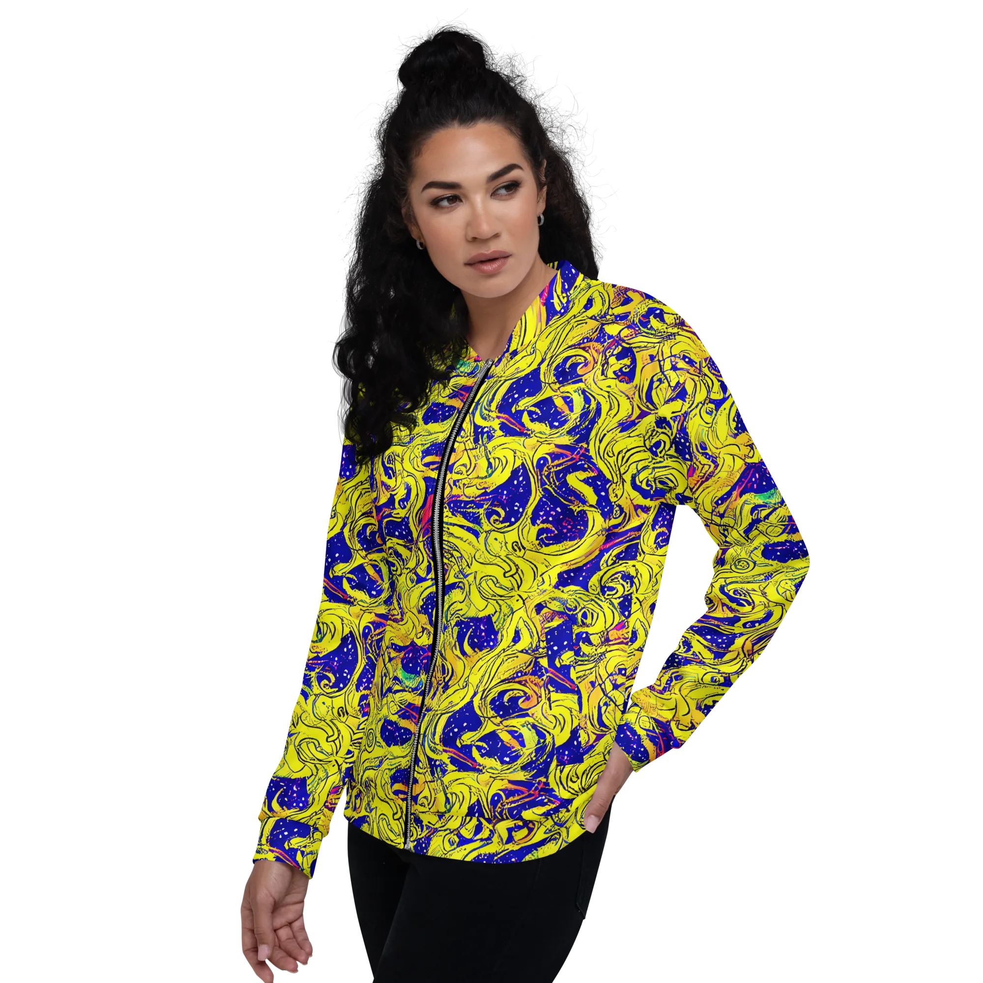 Skeletal Voltage on Bomber Jacket — Left