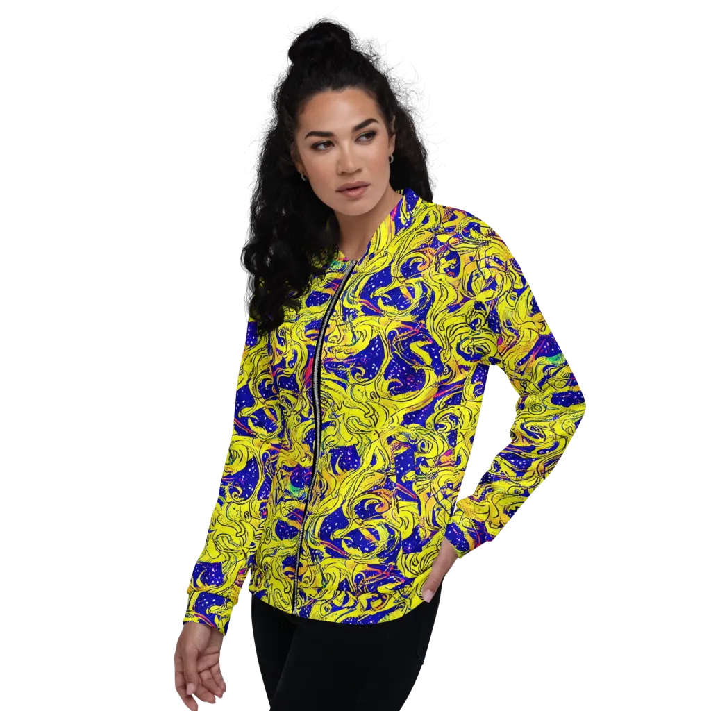Skeletal Voltage on Bomber Jacket — Left