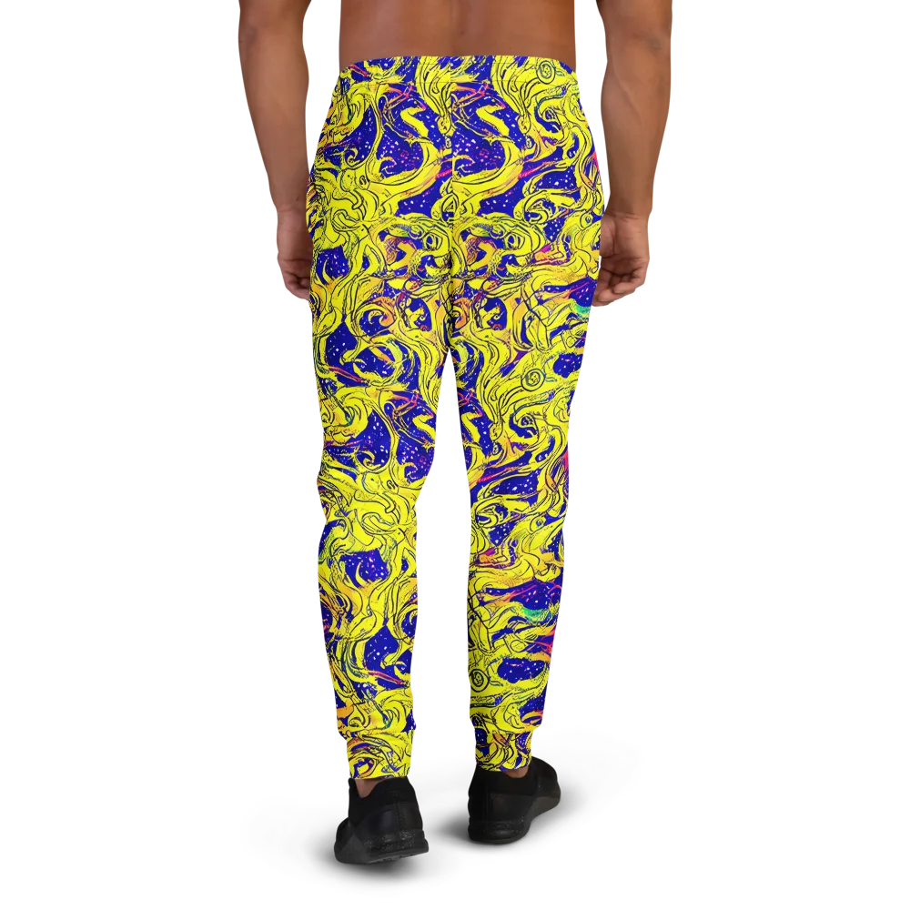 Skeletal Voltage on Men's Joggers — Back