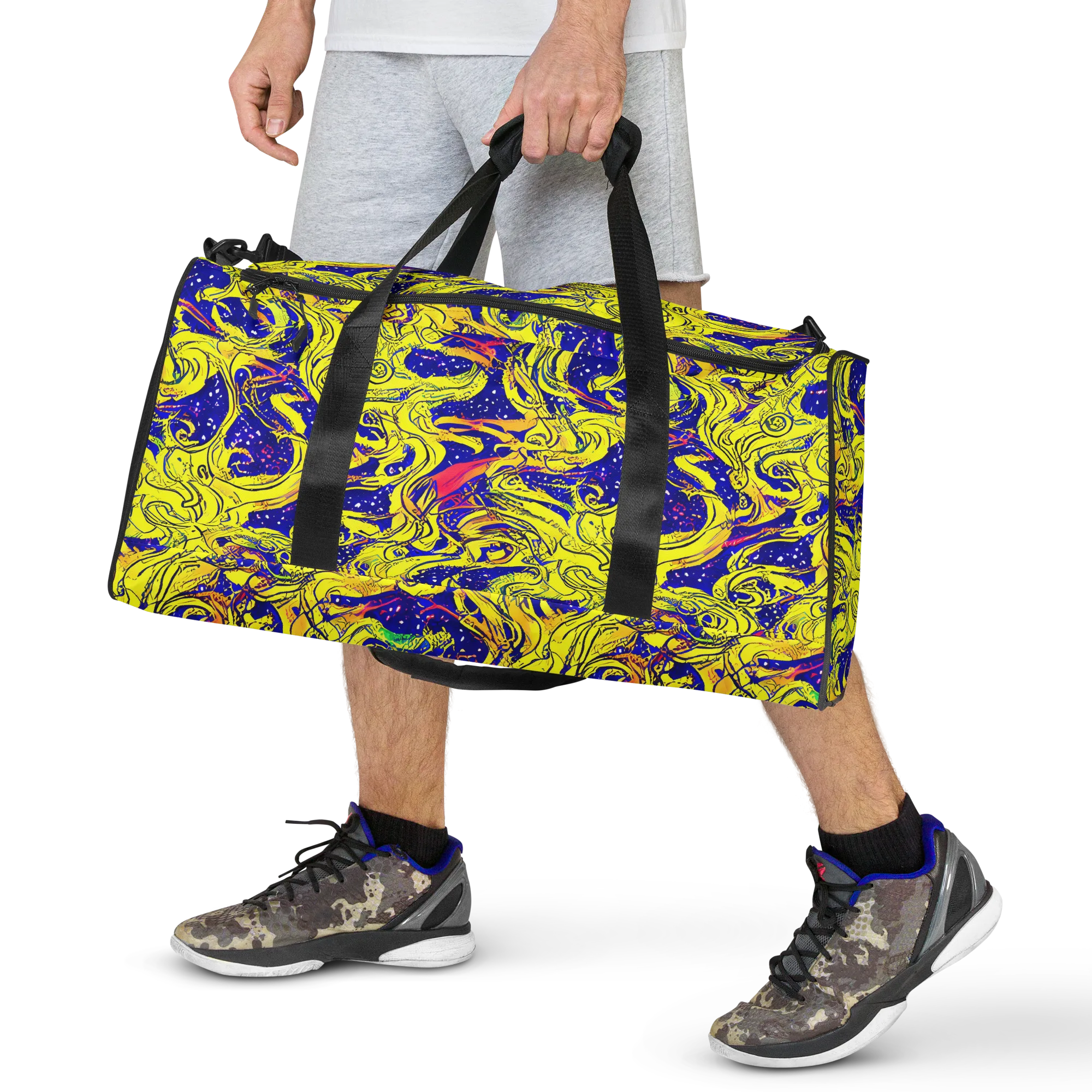 Skeletal Voltage on Duffle Bag — Front