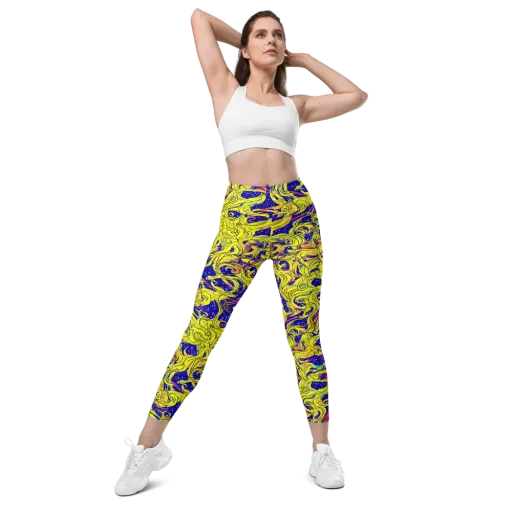 Skeletal Voltage on a Leggings with Pockets