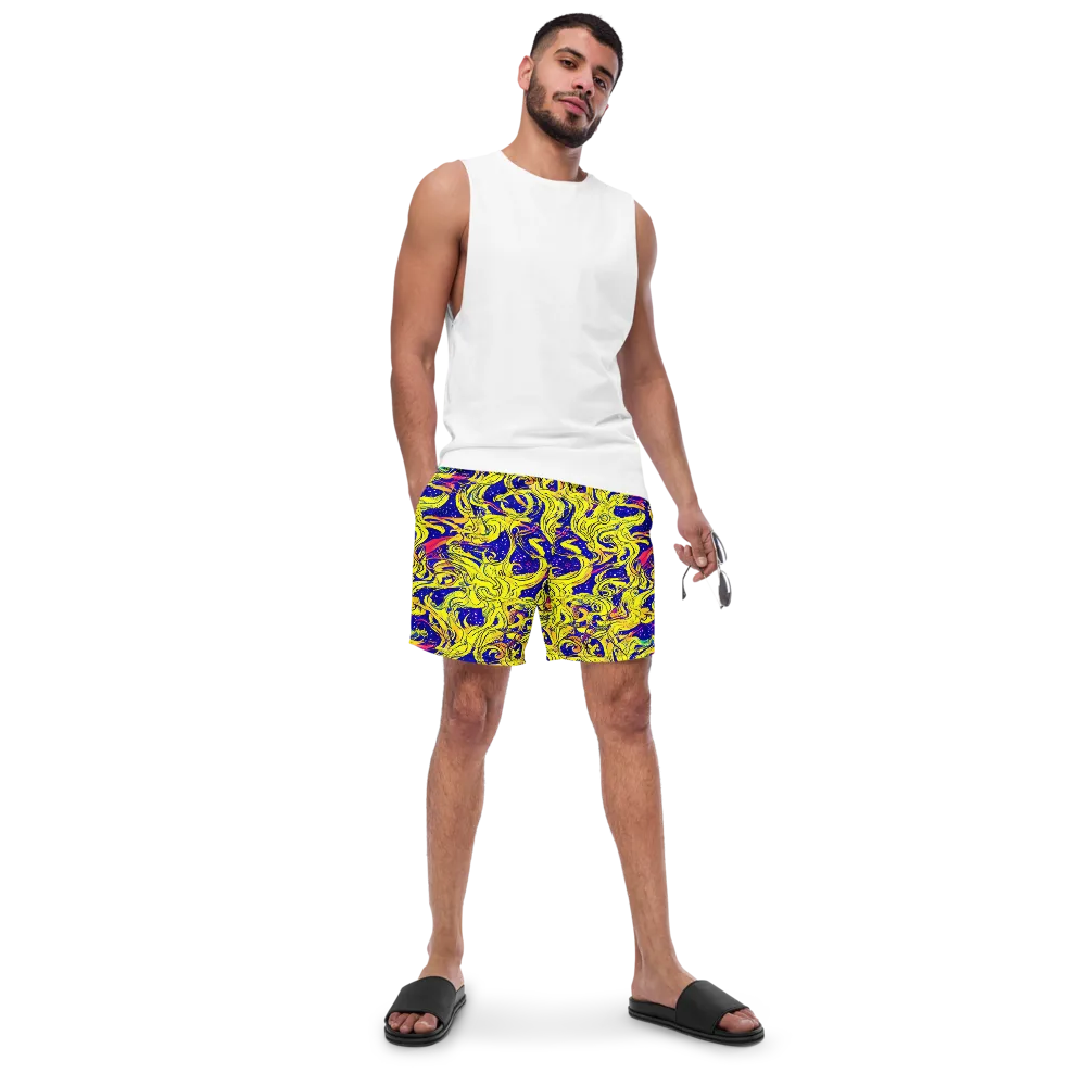 Skeletal Voltage on Swim Trunks — Front