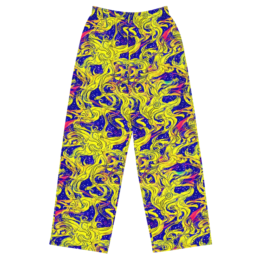 Skeletal Voltage on Wide-Leg Pants — Front