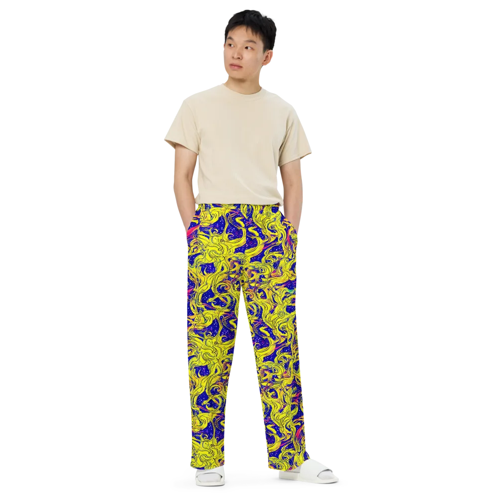Skeletal Voltage on Wide-Leg Pants — Front