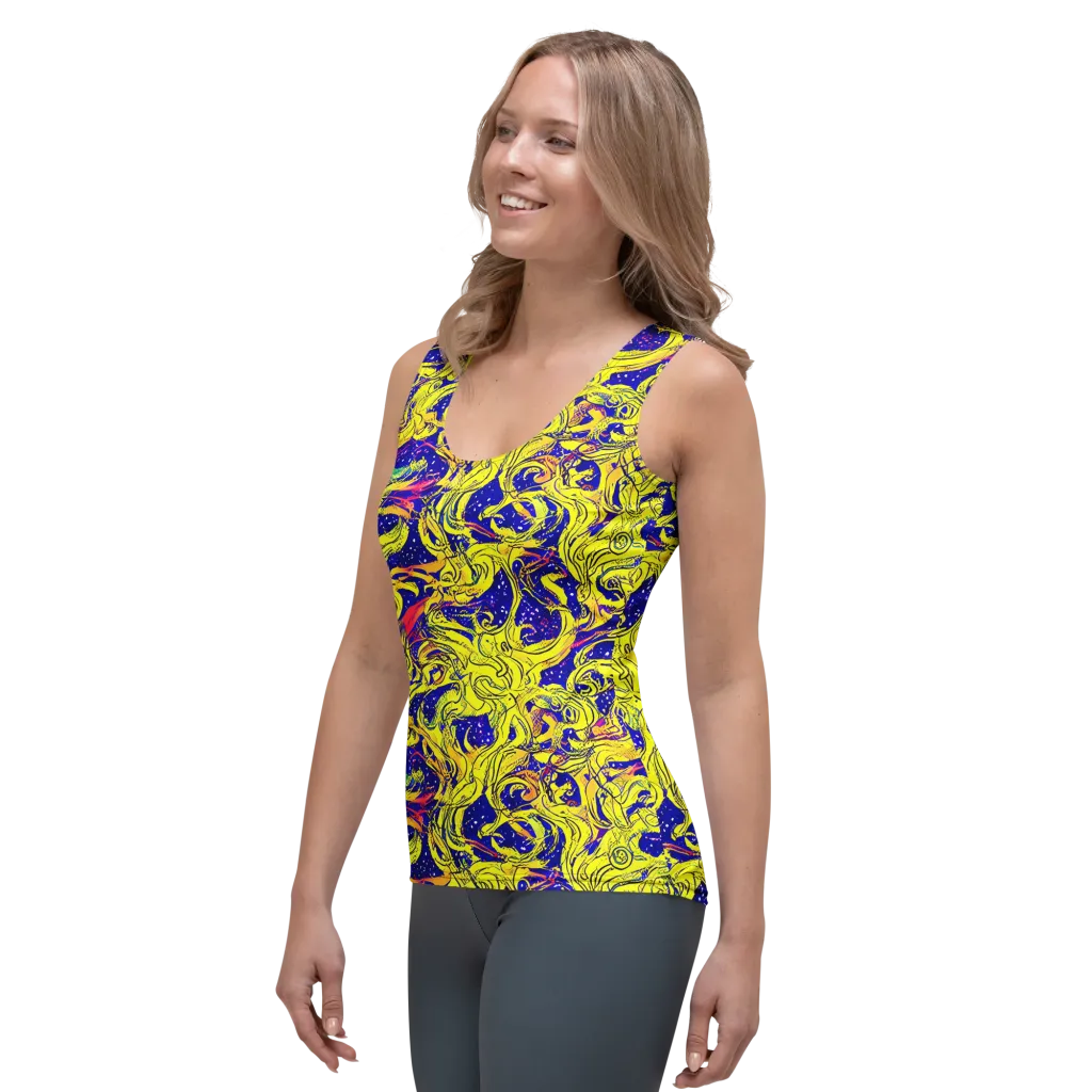 Skeletal Voltage on Women's Tank Top — Left Front