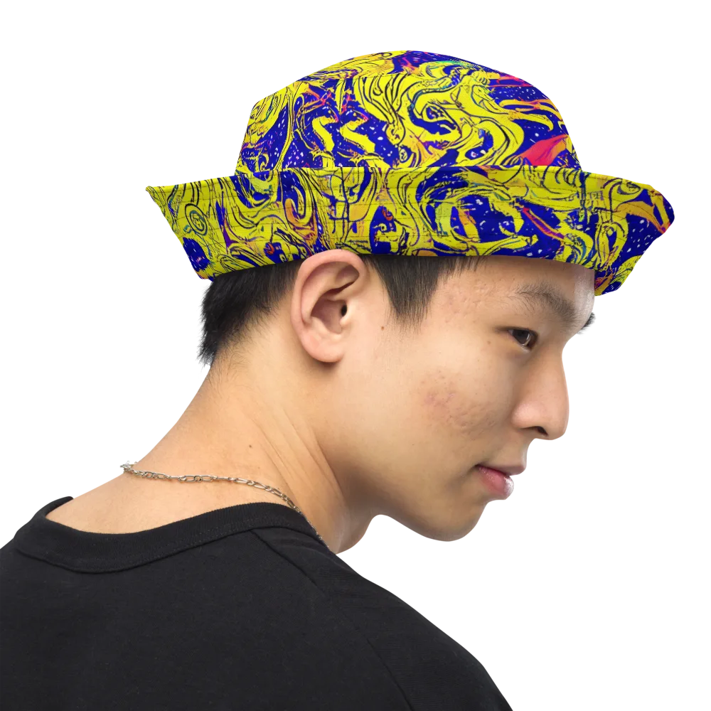 Skeletal Voltage on Reversible Bucket Hat — Right Outside