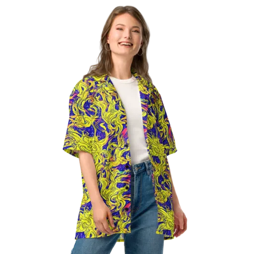 Skeletal Voltage on a Button Shirt