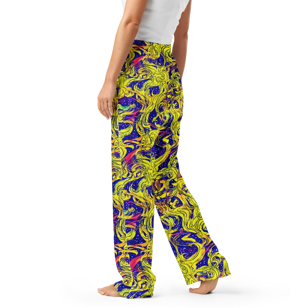 Skeletal Voltage on Women's Pajama Pants — Left