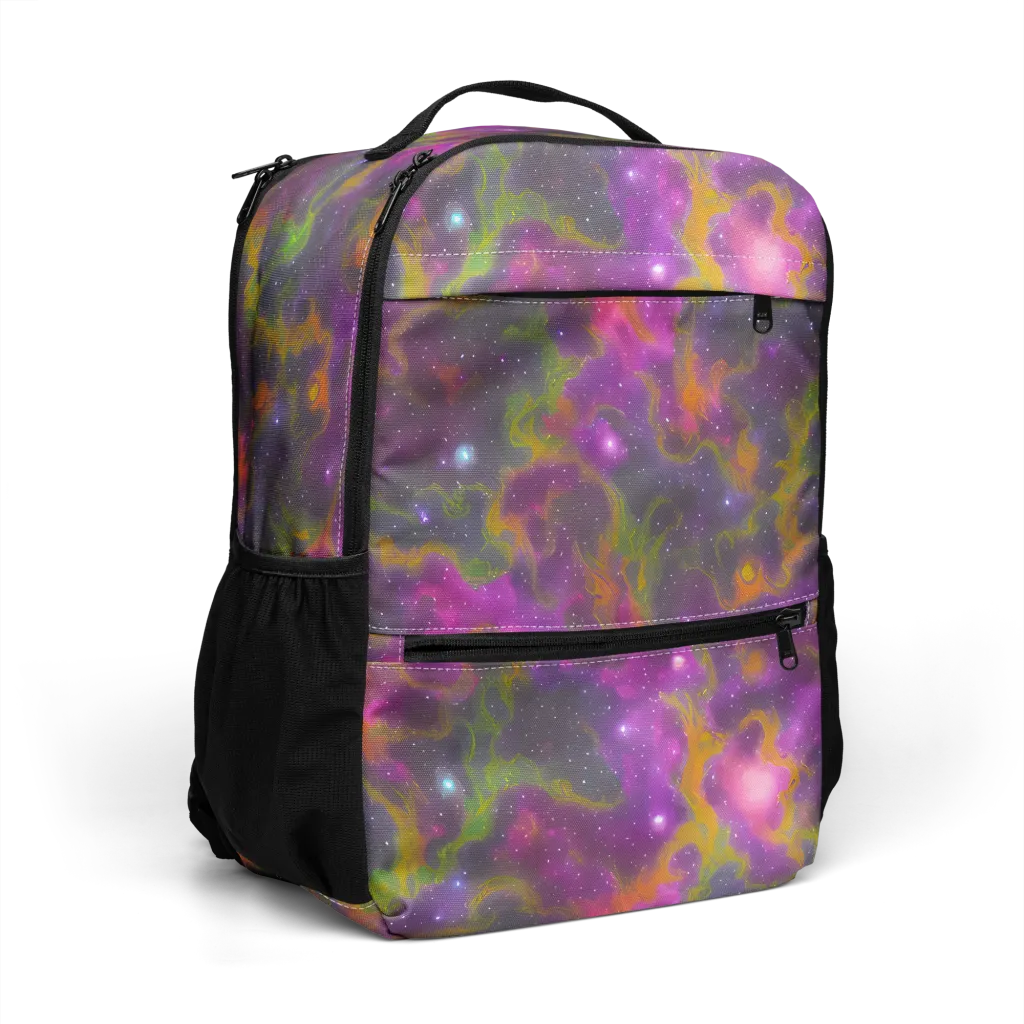 Orchid Cosmos on Utility Backpack — Right Front