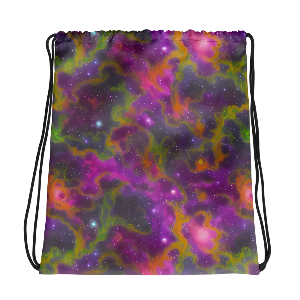 Orchid Cosmos on Drawstring Bag — Photo