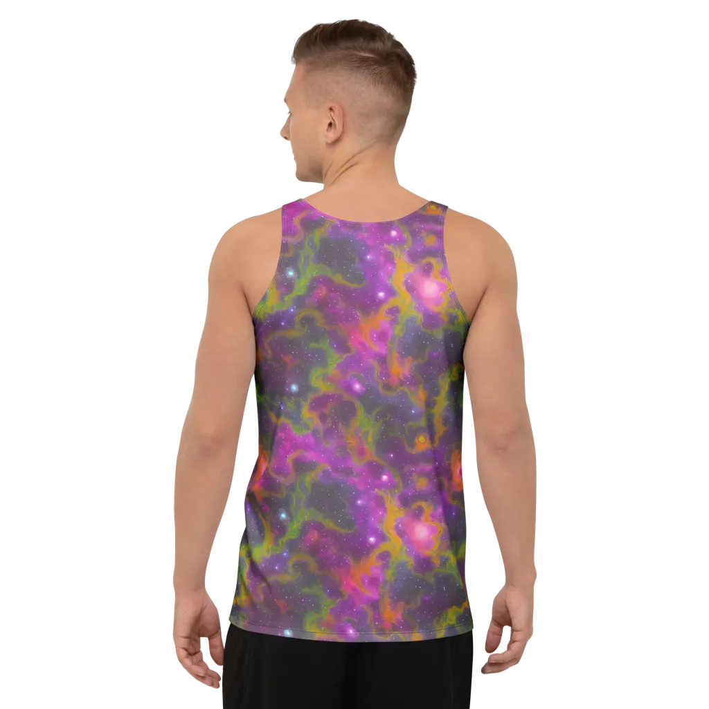 Orchid Cosmos on Men's Tank Top — Back