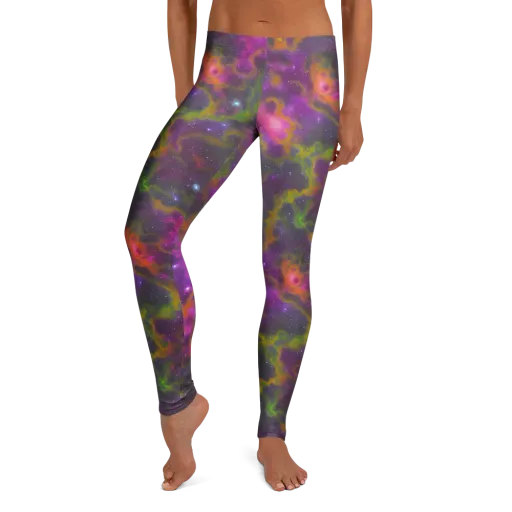 Orchid Cosmos on a Leggings
