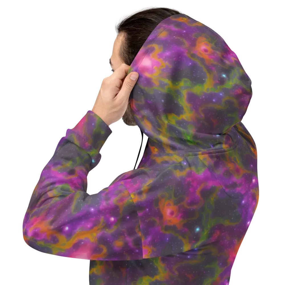 Orchid Cosmos on Hoodie — Back