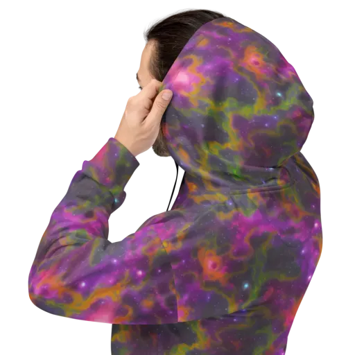 Orchid Cosmos on a Hoodie