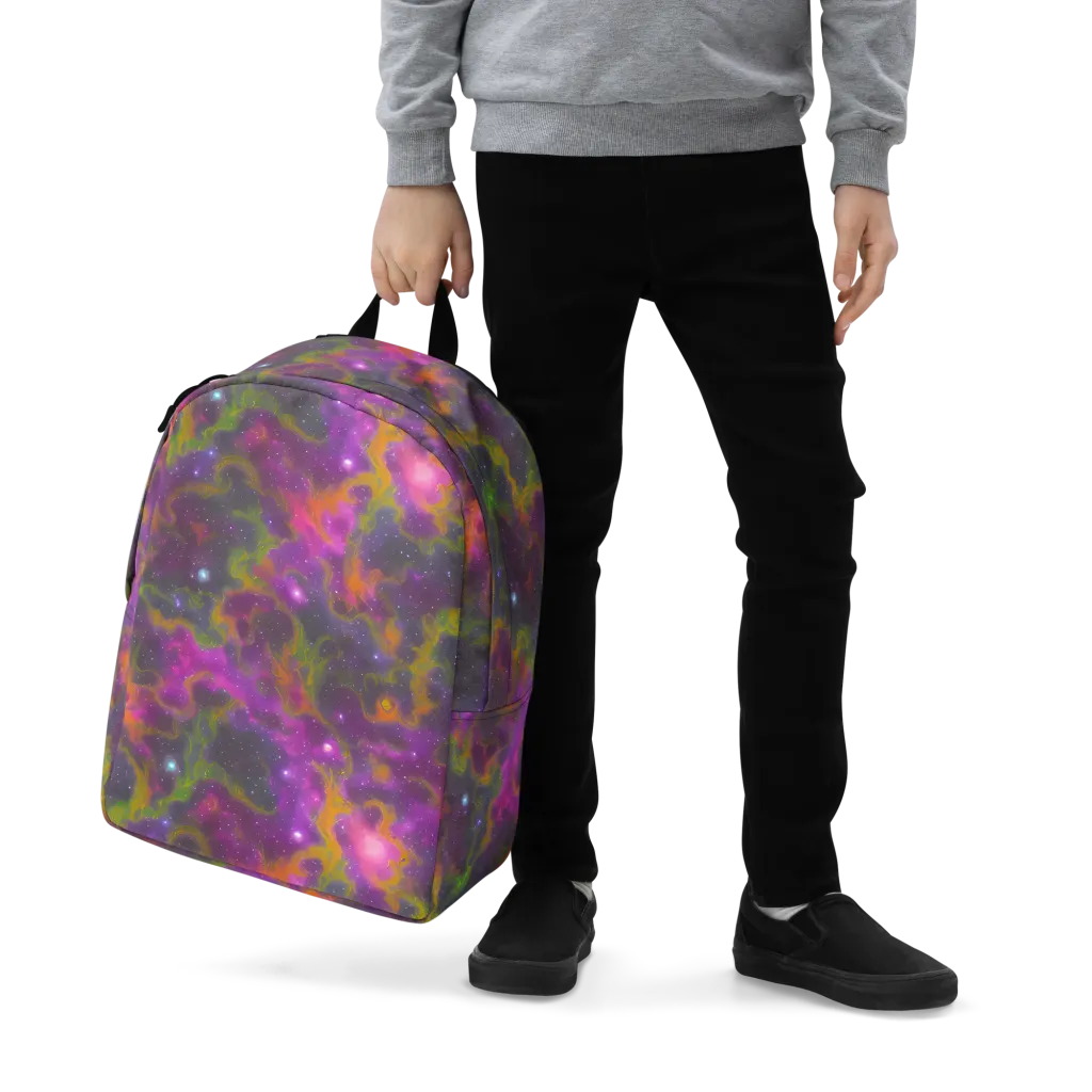Orchid Cosmos on Minimalist Backpack — Zoomed-in